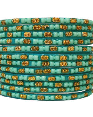 Designer Glass Bangles, 1 Dozen Packing, Santro Color