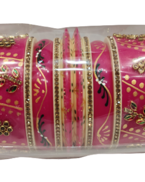 Bridal Wedding Chuda, Rani Color, Rs 140 each Set, Box of 3 Sets Price