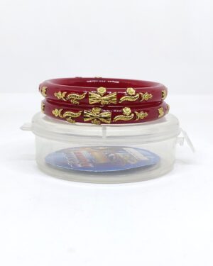 Designer Pola Bangle, Rs 34/- Per Pair, Mix Size Packing, Pack of 12 Pairs for