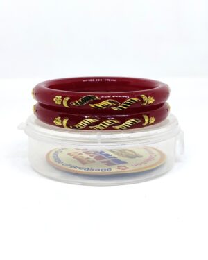 Designer Pola Bangle, Rs 34/- Per Pair, Mix Size Packing, Pack of 12 Pairs for