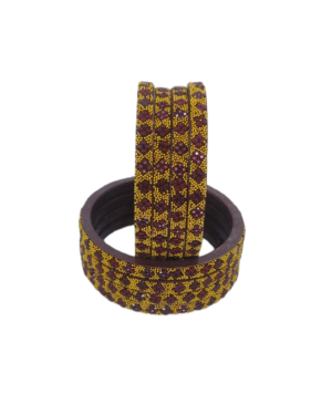 Acrylic/Plastic Kangan, Maroon Color, Mix Size Pack, Rs 28 for 4 Pieces, Box of 32 Pieces
