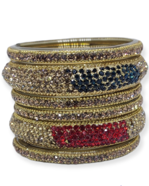 6 Piece Glass Kangan Set, Multi Color, Rs 90 per Set, Mix Size, Box of 4 Set