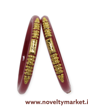 Designer Pola Bangle, Rs 17.50/- Per Pair, Mix Size Packing, Pack of 12 Pairs for